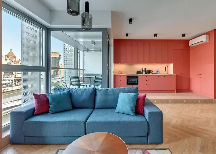 Granaria Premium Riverside & Parking By Downtown Aparthotel Danzica